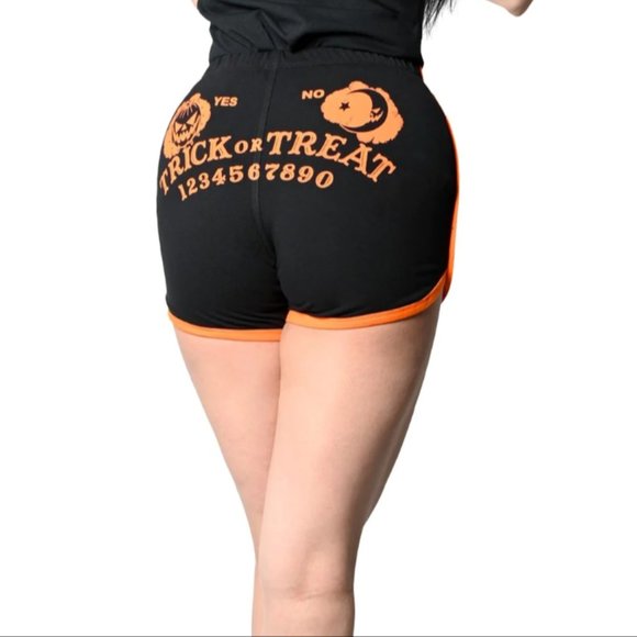 Halloween Jackolantern Ouija Running Lounge Shorts S-M-L-XL-2XL-3XL NWT - Picture 4 of 5